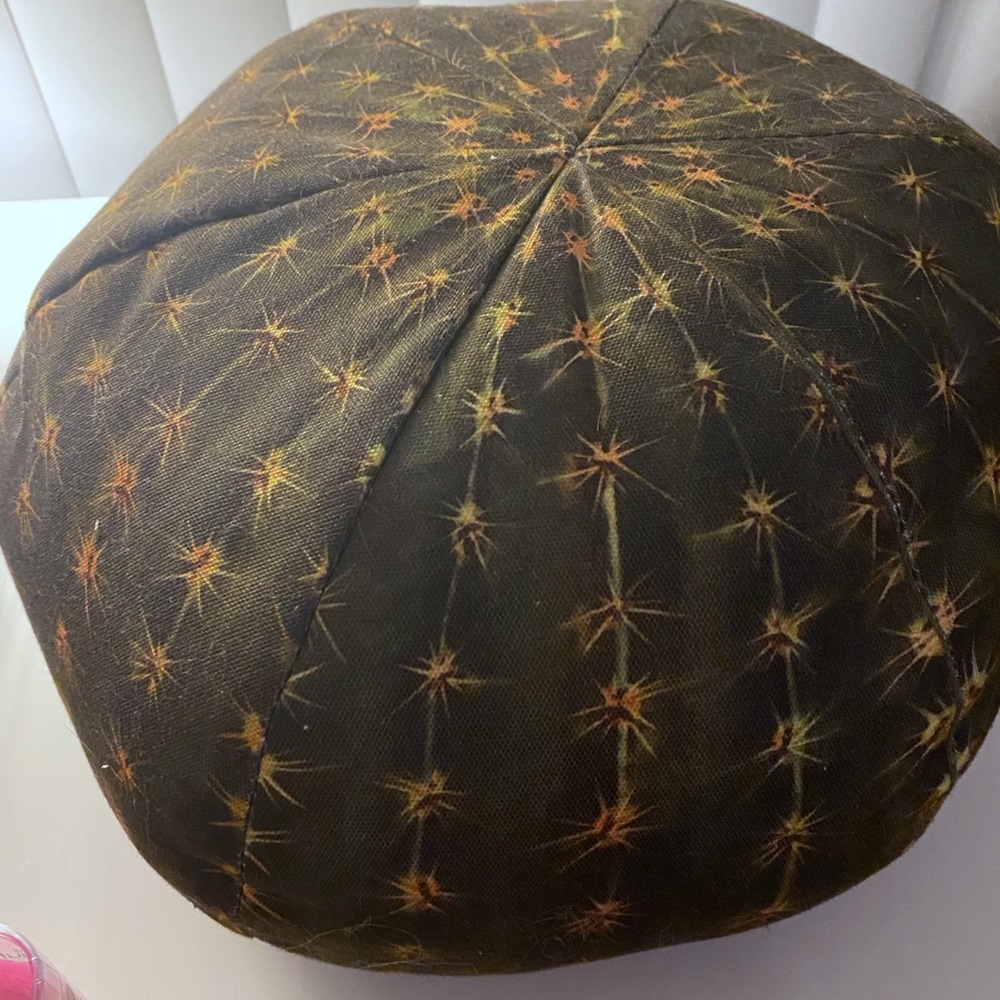Trendy cactus decorative pillow